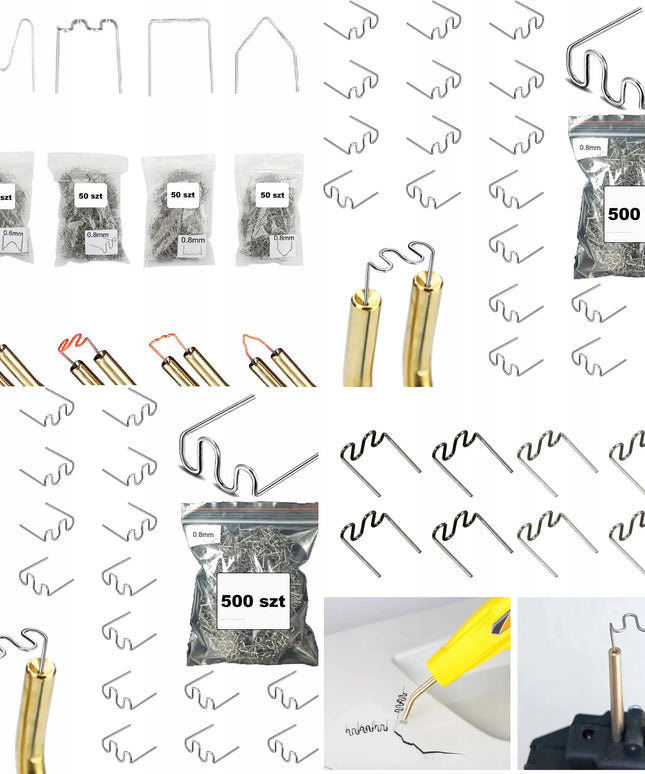 Plastiko suvirinimo aparatas Delphi Tools, 1200 kabių rinkinys, 70W