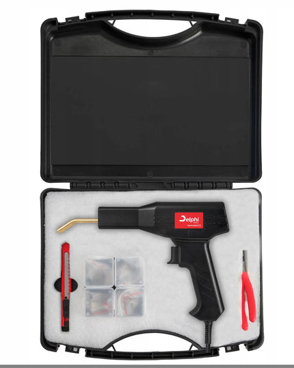 Plastiko suvirinimo aparatas Delphi Tools + 800 sąsagų