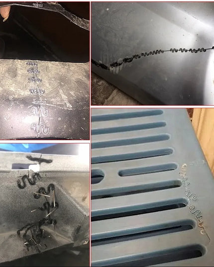 Plastiko suvirinimo aparatas Edkar, 200 sąvaržų, žnyplės