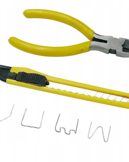 Plastiko suvirinimo aparatas Edkar, 200 sąvaržų, žnyplės
