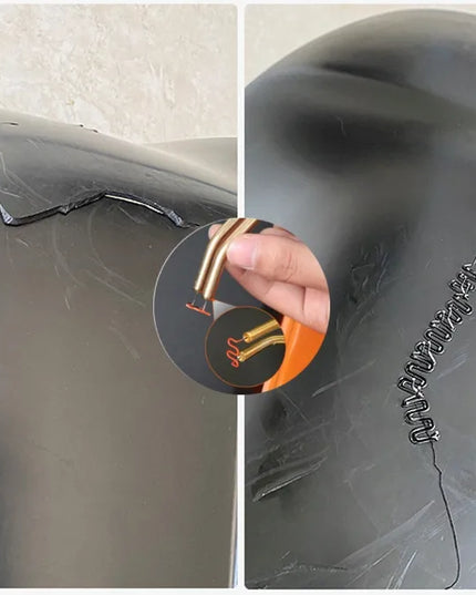 Plastiko suvirinimo aparatas Edkar, 200 sąvaržų, žnyplės