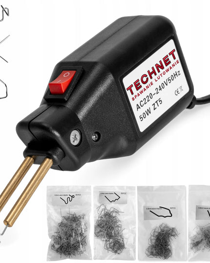 Plastiko suvirinimo aparatas ir segiklis Technet 858D II ZT5 su priedais