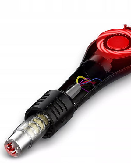 Plastiko suvirinimo aparatas ir segiklis Technet 858D II ZT5 su priedais