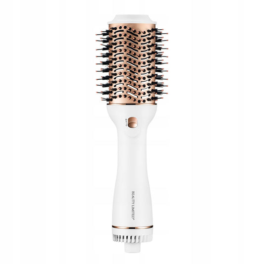 Plaukų džiovintuvas šepetys 1200W su turmalino jonizacija ir 3 režimais | HotComb White Beauty Limited®