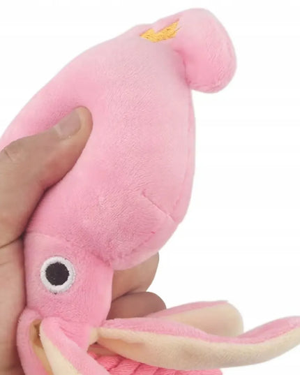 PLIUŠINIS KALMARAS AŠTUONKOJIS ŽAISLAS ŠUNIMS GIRGŽDANTIS TVIRTAS 34 cm
