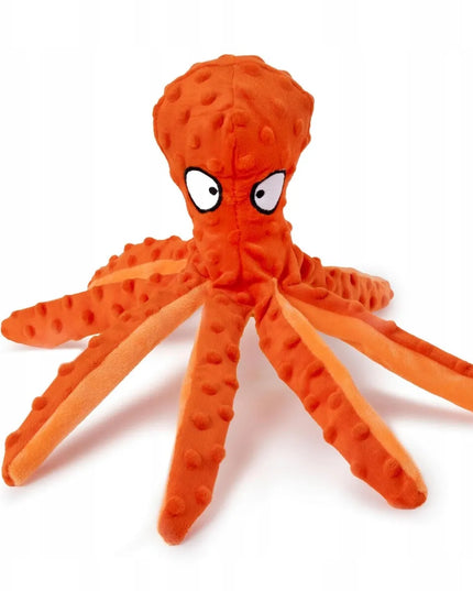 Pliušinis žaislas šunims Happet oranžinis aštuonkojis