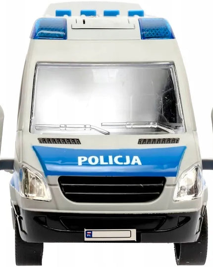 Policijos furgonas QULKI su šviesos ir garso efektais
