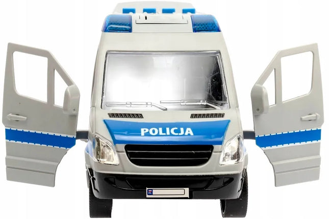 Policijos furgonas QULKI su šviesos ir garso efektais
