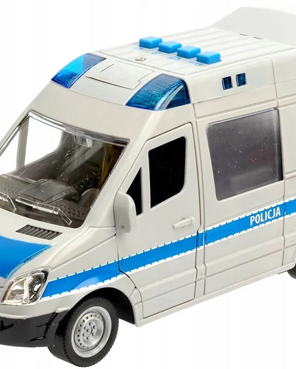 Policijos furgonas QULKI su šviesos ir garso efektais