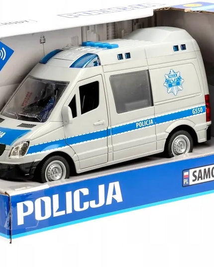 Policijos furgonas QULKI su šviesos ir garso efektais