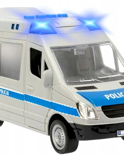 Policijos furgonas QULKI su šviesos ir garso efektais