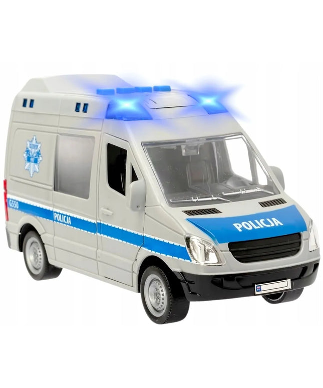 Policijos furgonas QULKI su šviesos ir garso efektais