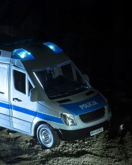 Policijos furgonas QULKI su šviesos ir garso efektais
