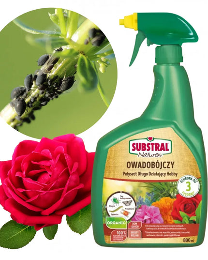 POLYSECT NATUREN insekticidas nuo amarų ir voratinklinių erkių, purškiklis 800 ml SUBSTRAL