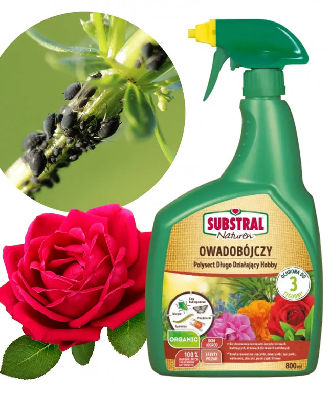 POLYSECT NATUREN insekticidas nuo amarų ir voratinklinių erkių, purškiklis 800 ml SUBSTRAL