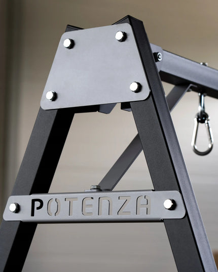 Potenza dvigubos cinkuoto plieno sodo sūpynės