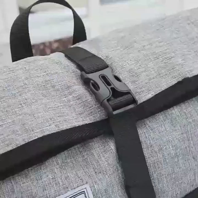 Daugiafunkcinė kuprinė - Vandeniui atsparus krepšys, tinka kelionėms ir žygiams