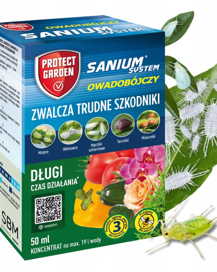 Priemonė nuo amarų, miltuotųjų skydamarių, skydamarių 50 ml/19 l, preparatas nuo grybų uodo lervų ir vabzdžių