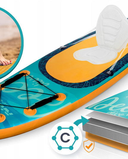 Pripučiama irklentė Neo-sport STAND UP PADDLE 320cm su priedų rinkiniu