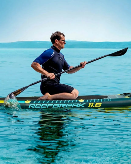 Pripučiama SUP irklentė STAND UP PADDLE 350 cm, priedų rinkinys