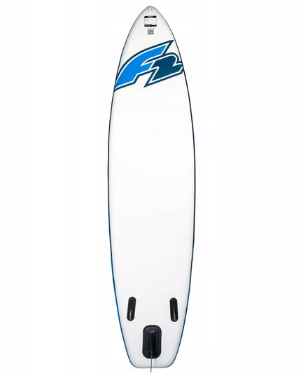Pripučiama SUP lenta F2 Axxis 12'2" Light Blue Combo su 2in1 irklu ir sėdyne
