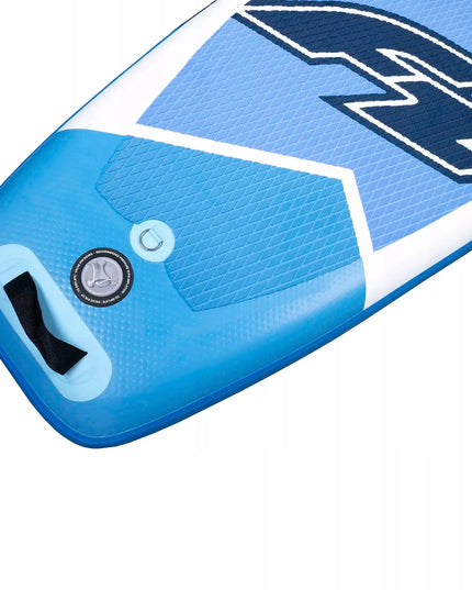 Pripučiama SUP lenta, irklentė F2 Axxis 11'6" Light Blue Combo su irklu 2-in-1 ir sėdyne