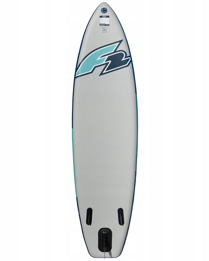 Pripučiama SUP lenta, irklentė F2 Strato 12'2" Green COMBO