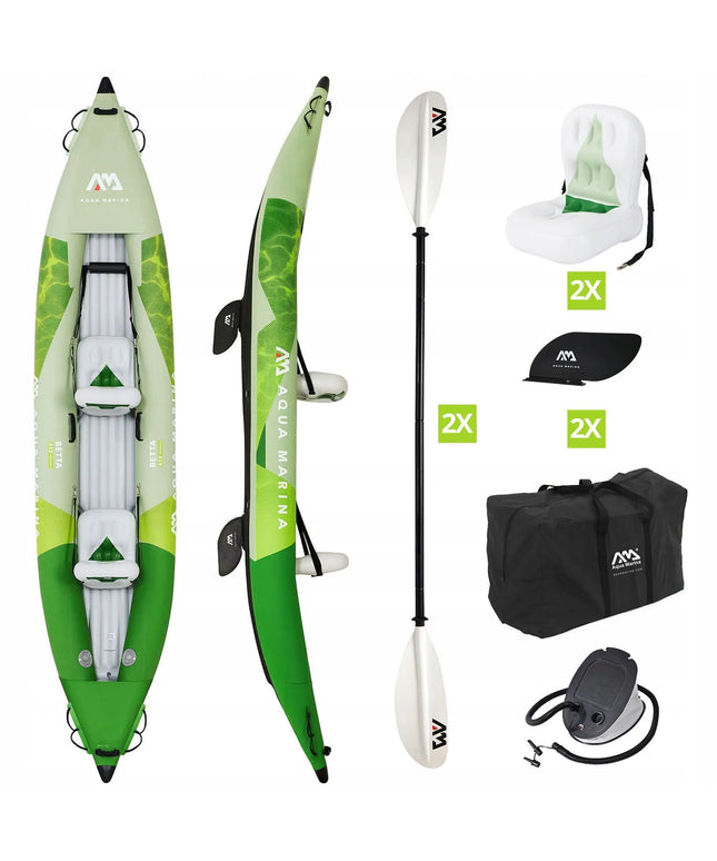 Pripučiamas baidarė Aqua Marina Betta 412 2 vietų