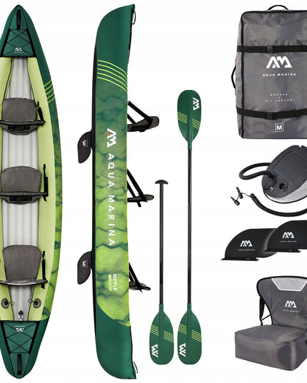Pripučiamas baidarė Aqua Marina Ripple 370 3-vietų 2022