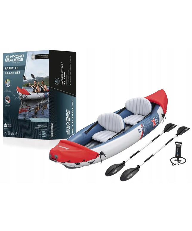 Pripučiamas dvivietis kajakas Bestway Rapid X2 321 x 88 cm
