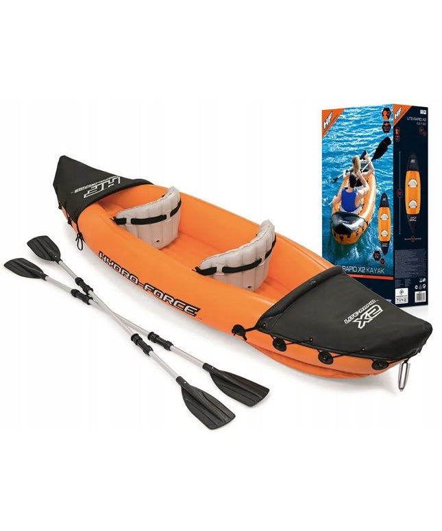 Pripučiamas kajakas, baidarė Bestway LITE-RAPID X2 su irklais 65077