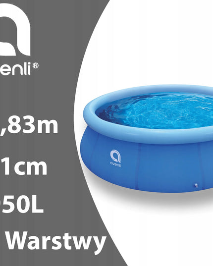 Pripučiamas sodo baseinas Avenli TechnoID 6-in-1, 183x51 cm, mėlynas