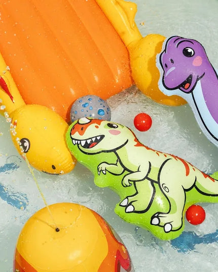 Pripučiamas vandens žaidimų centras Bestway Dinozaurai 262x188x102 su čiuožykla