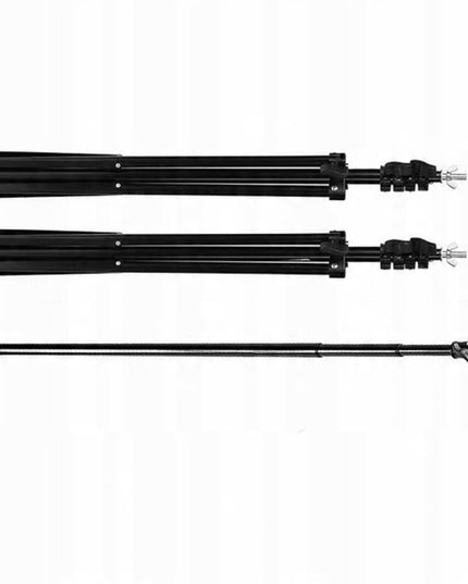 Stiprus stovas fonui su teleskopine sija 280x300 cm – profesionalus aliuminis GearPro komplektas fotografijai ir filmavimui