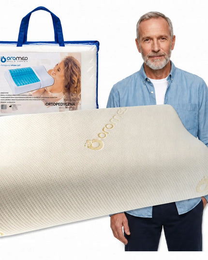 Profiluota ortopedinė pagalvė 50x30x11 „Memory“ putų, medicininės paskirties prekė