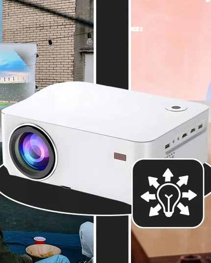 Projektorius Smart TV Wi-Fi Full HD 4K 9000 lm LCD LED Bluetooth Android