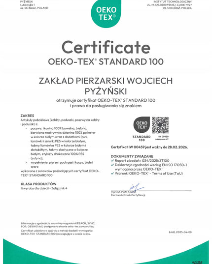 Pūkinė antklodė 180x200 VISŲ METŲ LAIKŲ 1300g KREMINĖ arba ROŽINĖ