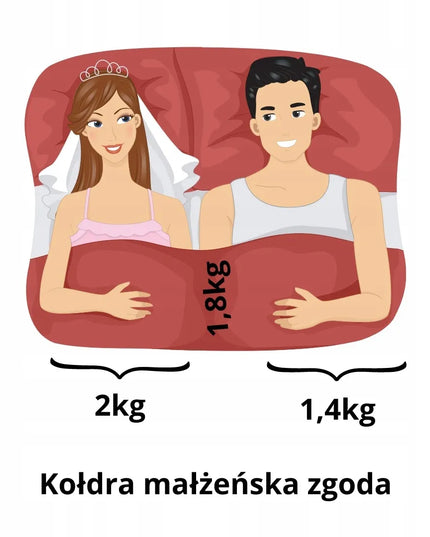 Pūkine antklodė 200x220 MAŁŻEŃSKA ZGODA kreminė, rožinė arba balta