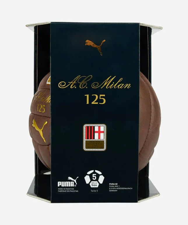 PUMA ACM 125TH FAN BALL kolekcinis futbolo kamuolys AC Milan BOX 084471-01