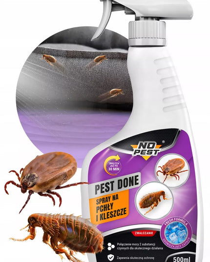Purškiamas skystis nuo blusų No-Pest Pest Done su cipermetrinu