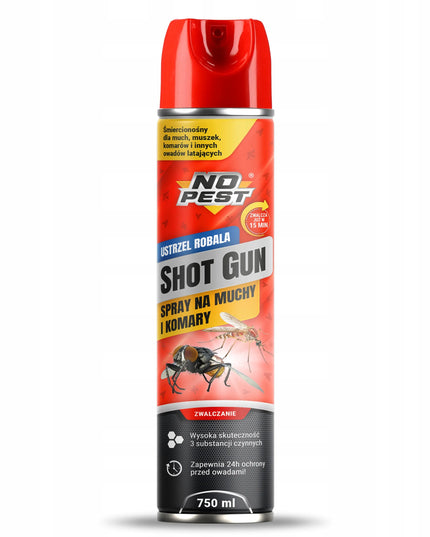 Purškiklis nuo musių, vaisinių musių ir uodų NO PEST 750 ml SHOTGUN