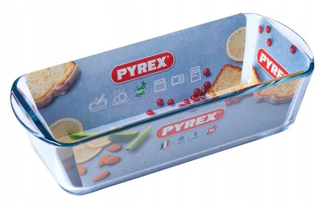 Pyrex stiklinė kepimo forma keksui 31 x 12 cm