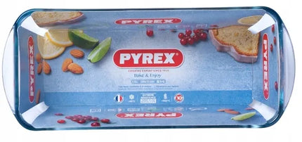 Pyrex stiklinė kepimo forma keksui 31 x 12 cm