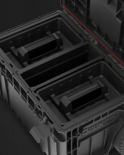 QBRICK SYSTEM ONE Cart 2.0 plastikinė įrankių dėžė su ratukais 52 L