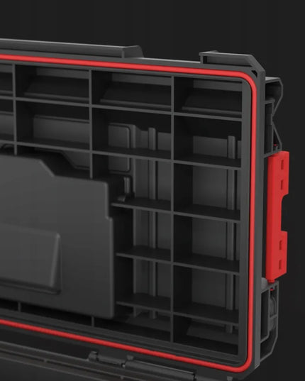 Qbrick System PRO 500 Basic plastikinė įrankių dėžė su dėklu 14l