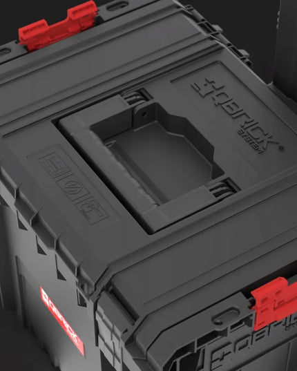 QBRICK SYSTEM PRO Cart 2.0 mobilinė įrankių dėžė ant ratukų 28 l