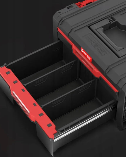 QBRICK SYSTEM PRO Drawer 2 Toolbox 2.0 Basic įrankių dėžė 4,5 l + 9,5 l