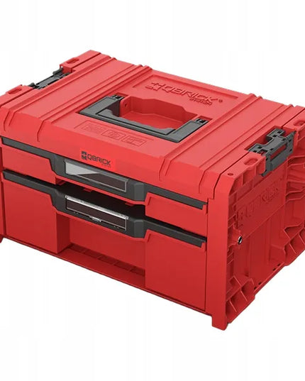 QBRICK SYSTEM PRO Drawer 2 Toolbox 2.0 Expert RED Ultra HD Custom 9,5 l + 4,5 l