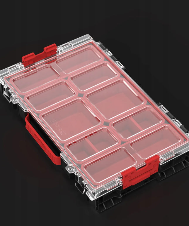 QBRICK SYSTEM PRO Organizer 100 modulinė įrankių dėžė su dangčiu, 5 l