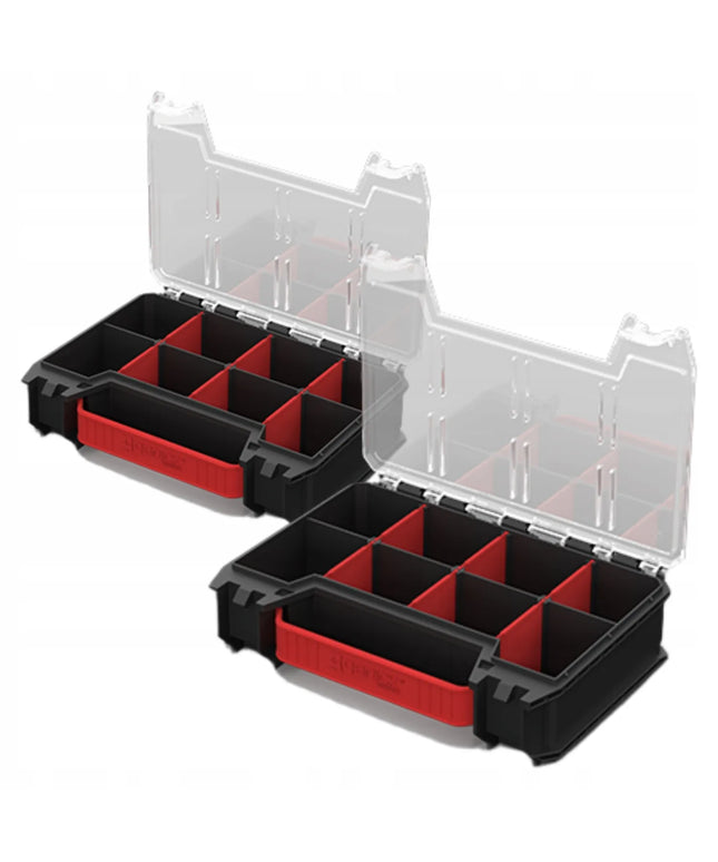 QBRICK SYSTEM PRO Organizer Multi modulinis dėklas su dangčiu, 2 vnt.